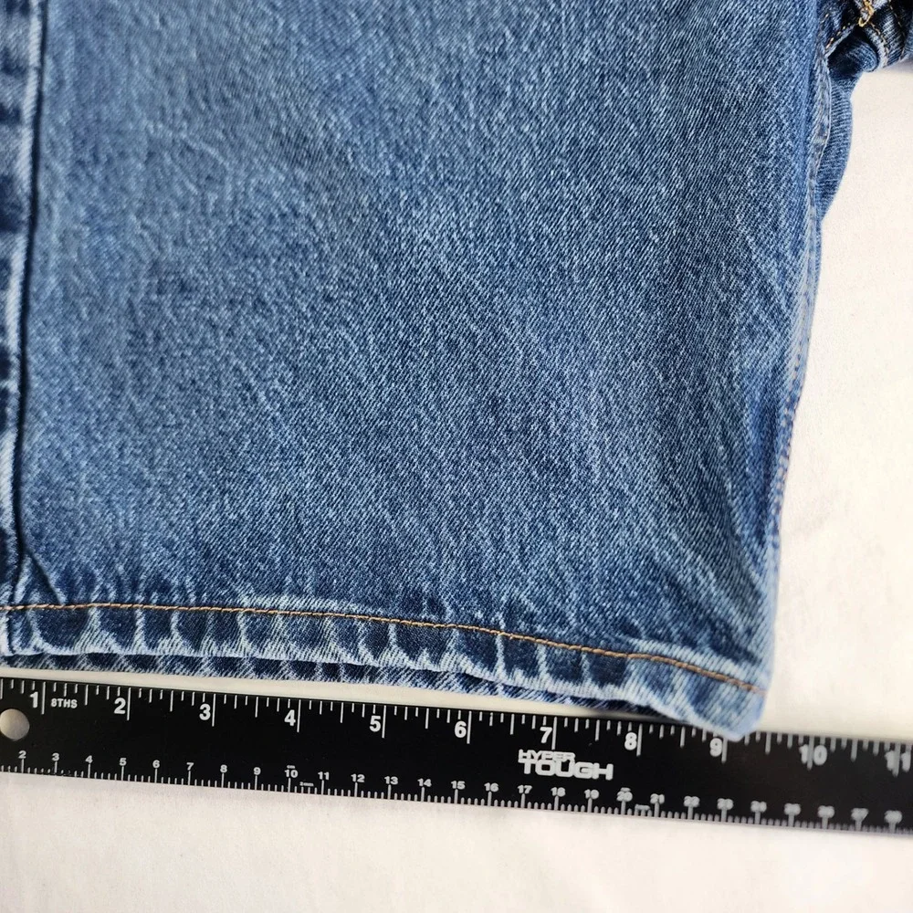 Levi Strauss Mens 405‎ Jean Shorts W34 34x10 Jorts Cotton Denim Blue Classic